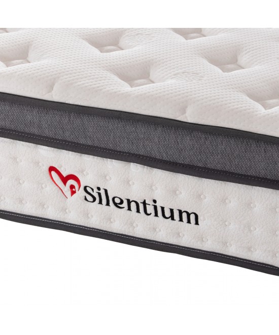 ΣΤΡΩΜΑ ΔΙΠΛΟ SILENTIUM HM749.04 POCKET SPRINGS--ΛΕΥΚΟ 140x200x30Υεκ.