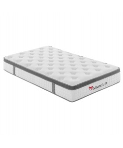 ΣΤΡΩΜΑ ΗΜΙΔΙΠΛΟ SILENTIUM HM749.02 POCKET SPRINGS--ΛΕΥΚΟ 120x200x30Υεκ.