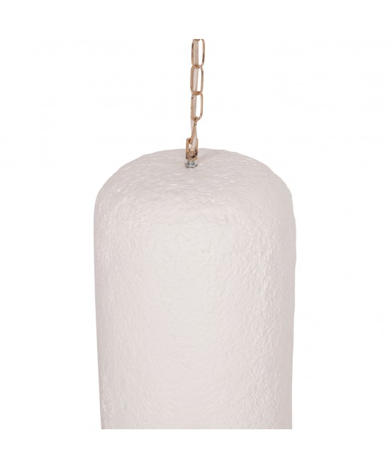 ΦΩΤΙΣΤΙΚΟ ΟΡΟΦΗΣ ΚΡΕΜΑΣΤΟ LOGKY HM4704.02S--FIBER CEMENT ΛΕΥΚΟ Φ24x47Υεκ