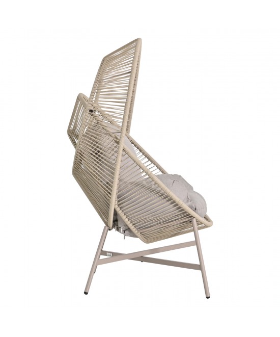 ΠΟΛΥΘΡΟΝΑ-ΦΩΛΙΑ RULER HM6506.02 ΜΟΚΑ ΜΕΤΑΛΛΟ-P.E.RATTAN--ΓΚΡΙ ΜΑΞΙΛΑΡΙΑ 90x85x154Υεκ ΠΟΛΥΘΡΟΝΑ-ΦΩΛΙΑ RULER HM6506.02 ΜΟΚΑ ΜΕΤΑΛΛΟ-P.E.RATTAN--ΓΚΡΙ ΜΑΞΙΛΑΡΙΑ 90x85x154Υεκ