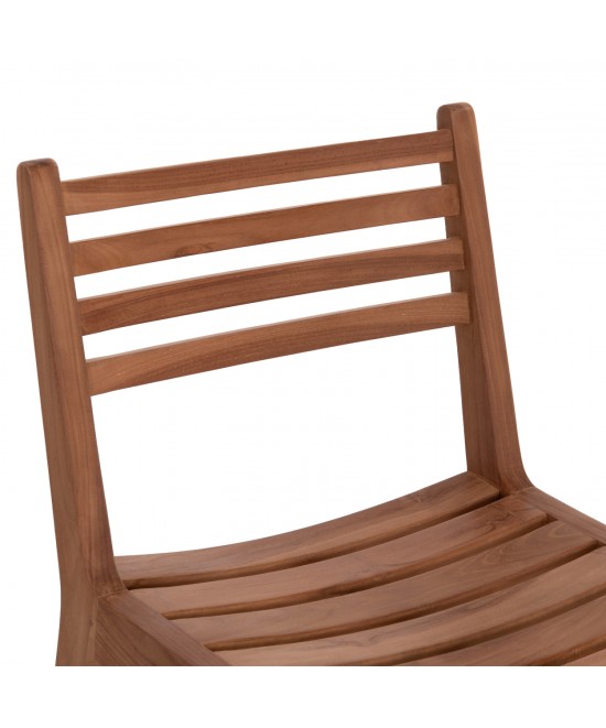 ΚΑΡΕΚΛΑ ΕΞΩΤ.ΧΩΡΟΥ PAVEL HM6615 ΞΥΛΟ TEAK--ΦΥΣΙΚΟ ΧΡΩΜΑ 46x54x78Υεκ.