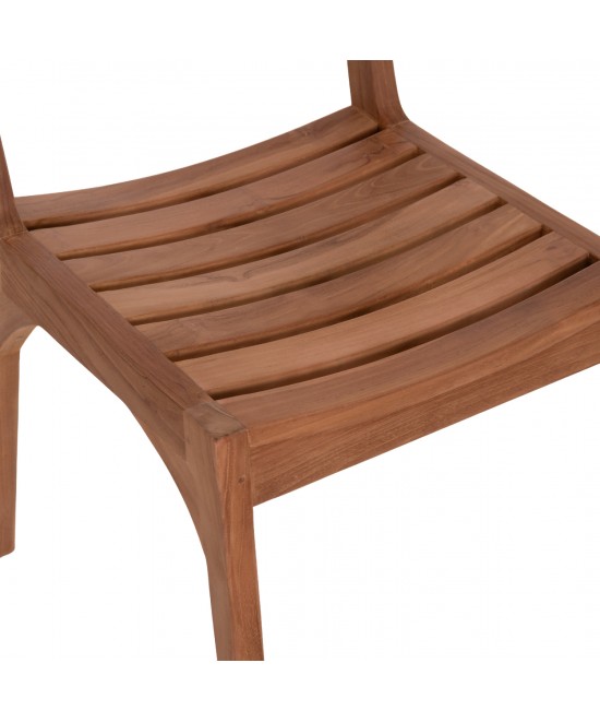 ΚΑΡΕΚΛΑ ΕΞΩΤ.ΧΩΡΟΥ PAVEL HM6615 ΞΥΛΟ TEAK--ΦΥΣΙΚΟ ΧΡΩΜΑ 46x54x78Υεκ.