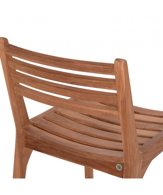 ΚΑΡΕΚΛΑ ΕΞΩΤ.ΧΩΡΟΥ PAVEL HM6615 ΞΥΛΟ TEAK--ΦΥΣΙΚΟ ΧΡΩΜΑ 46x54x78Υεκ.