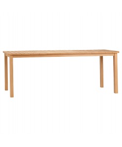 ΤΡΑΠΕΖΙ ΟΡΘΟΓΩΝΙΟ FINTO HM6616 ΞΥΛΟ TEAK--ΦΥΣΙΚΟ 200x100x75Υεκ.