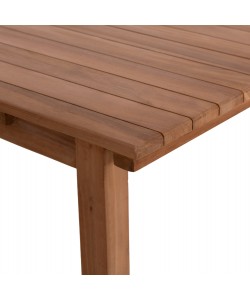 ΤΡΑΠΕΖΙ ΟΡΘΟΓΩΝΙΟ FINTO HM6616 ΞΥΛΟ TEAK--ΦΥΣΙΚΟ 200x100x75Υεκ.