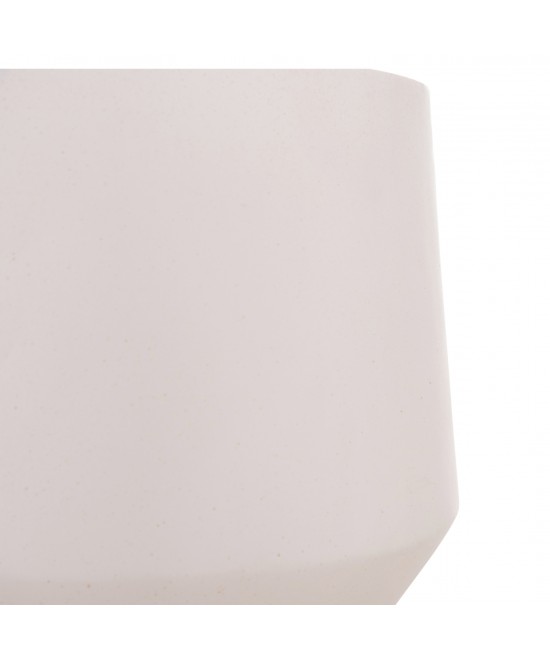 ΓΛΑΣΤΡΑ ΕΣΩΤ.ΧΩΡΟΥ QUAN HM4680.02L FIBER CEMENT ΛΕΥΚΟ--ΒΑΣΗ TEAK Φ38x62Υεκ