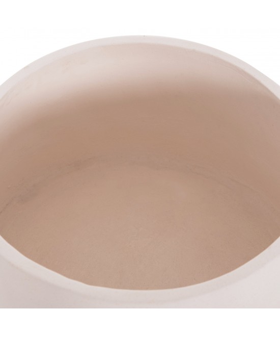 ΓΛΑΣΤΡΑ ΕΣΩΤ.ΧΩΡΟΥ QUAN HM4680.02L FIBER CEMENT ΛΕΥΚΟ--ΒΑΣΗ TEAK Φ38x62Υεκ