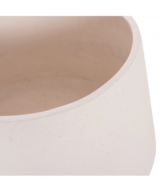 ΓΛΑΣΤΡΑ ΕΣΩΤ.ΧΩΡΟΥ QUAN HM4680.02M FIBER CEMENT ΛΕΥΚΟ--ΒΑΣΗ TEAK Φ35x50Υεκ