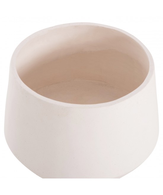 ΓΛΑΣΤΡΑ ΕΣΩΤ.ΧΩΡΟΥ QUAN HM4680.02M FIBER CEMENT ΛΕΥΚΟ--ΒΑΣΗ TEAK Φ35x50Υεκ