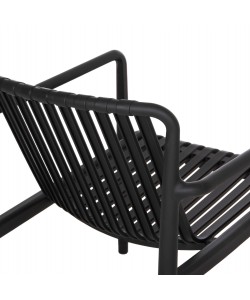ΠΟΛΥΘΡΟΝΑ LOUNGE ΕΞΩΤ.ΧΩΡΟΥ MALEN HM6626.02 ΜΑΥΡΟ ΠΟΛΥΠΡΟΠΥΛΕΝΙΟ 67x75x75Υεκ