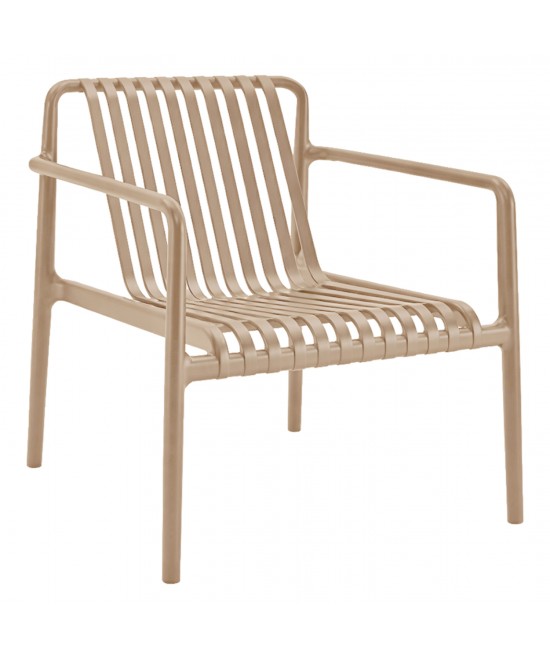 ΠΟΛΥΘΡΟΝΑ LOUNGE ΕΞΩΤ.ΧΩΡΟΥ MALEN HM6626.04 ΚΑΠΟΥΤΣΙΝΟ ΠΟΛΥΠΡΟΠΥΛΕΝΙΟ 67x75x75Υεκ