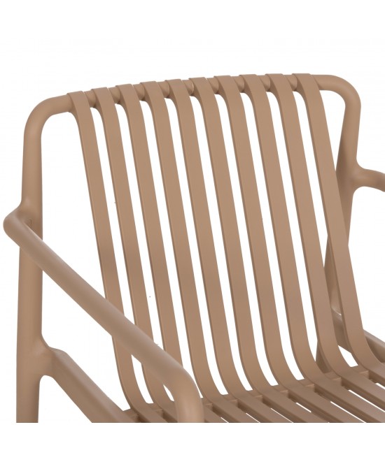 ΠΟΛΥΘΡΟΝΑ LOUNGE ΕΞΩΤ.ΧΩΡΟΥ MALEN HM6626.04 ΚΑΠΟΥΤΣΙΝΟ ΠΟΛΥΠΡΟΠΥΛΕΝΙΟ 67x75x75Υεκ