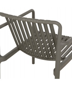ΠΟΛΥΘΡΟΝΑ LOUNGE ΕΞΩΤ.ΧΩΡΟΥ MALEN HM6626.05 OLIVE GREEN ΠΟΛΥΠΡΟΠΥΛΕΝΙΟ 67x75x75Υεκ