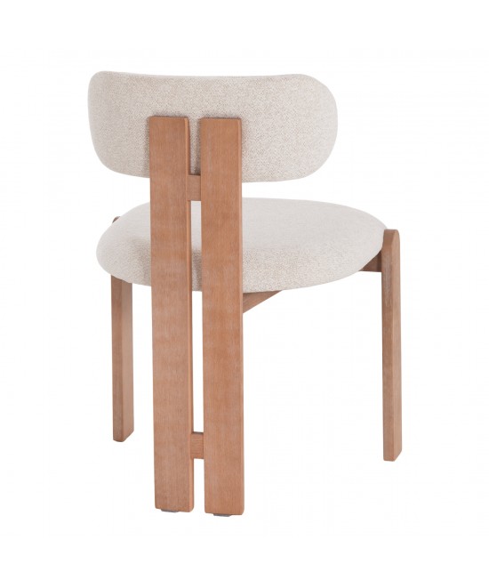 ΚΑΡΕΚΛΑ ΤΡΑΠΕΖΑΡΙΑΣ KARVO HM18252.01 ΜΠΕΖ ΥΦΑΣΜΑ--ΞΥΛΟ ΟΞΙΑΣ 57x50x79Υεκ