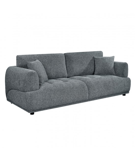 ΚΑΝΑΠΕΣ 3-ΘΕΣΙΟΣ STRUCTO HM3329.01 ΓΚΡΙ ΥΦΑΣΜΑ 227x94x88Υεκ.