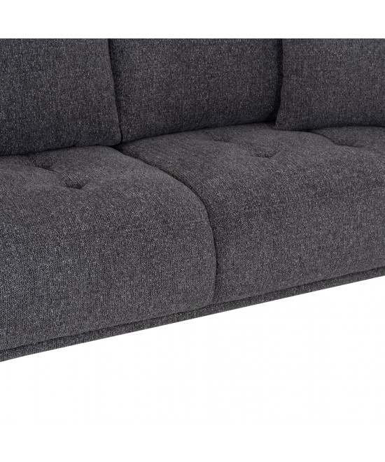 ΚΑΝΑΠΕΣ 3-ΘΕΣΙΟΣ STRUCTO HM3329.01 ΓΚΡΙ ΥΦΑΣΜΑ 227x94x88Υεκ.