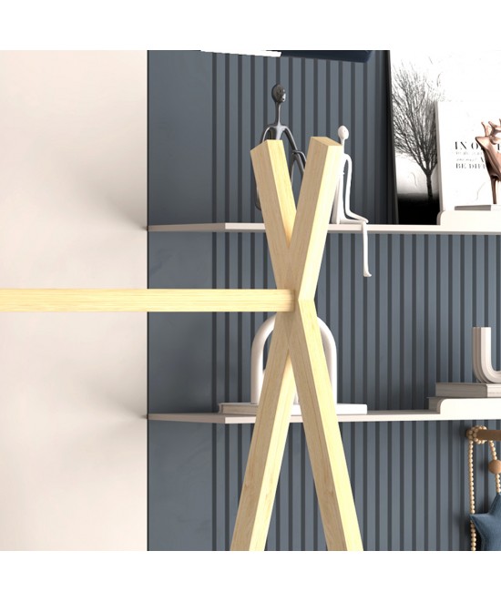 ΚΡΕΒΑΤΙ ΠΑΙΔΙΚΟ ΜΕ ΚΑΓΚΕΛΑ MUNK HM739.03 τ.MONTESSORI ΠΕΥΚΟ ΦΥΣΙΚΟ-ΛΕΥΚΟ--190x90εκ