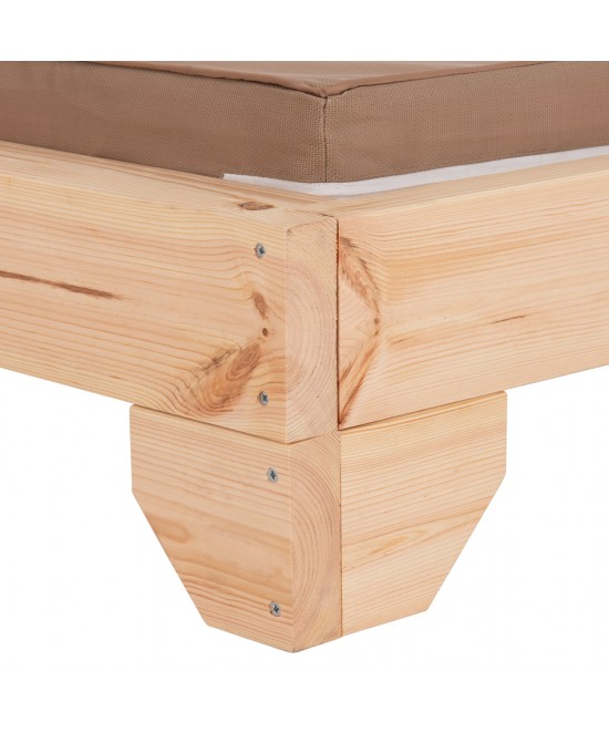 ΞΑΠΛΩΣΤΡΑ ΜΕ ΜΑΞΙΛΑΡΙ ΚΟΡΙΝΟΣ HM10776.04T ΞΥΛΟ ΠΕΥΚΟΥ--TEXTILENE ΣΕ ΜΟΚΑ 79x204x77Υ