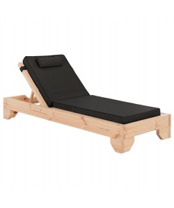 ΞΑΠΛΩΣΤΡΑ ΜΕ ΜΑΞΙΛΑΡΙ ΚΟΡΙΝΟΣ HM10776.05T ΞΥΛΟ ΠΕΥΚΟΥ--TEXTILENE ΣΕ ΜΑΥΡΟ 79x204x77Υεκ