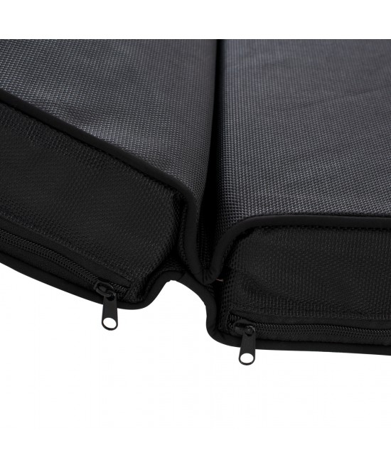 ΞΑΠΛΩΣΤΡΑ ΜΕ ΜΑΞΙΛΑΡΙ ΚΟΡΙΝΟΣ HM10776.05T ΞΥΛΟ ΠΕΥΚΟΥ--TEXTILENE ΣΕ ΜΑΥΡΟ 79x204x77Υεκ