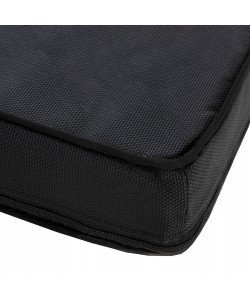 ΞΑΠΛΩΣΤΡΑ ΜΕ ΜΑΞΙΛΑΡΙ ΚΟΡΙΝΟΣ HM10776.05T ΞΥΛΟ ΠΕΥΚΟΥ--TEXTILENE ΣΕ ΜΑΥΡΟ 79x204x77Υεκ