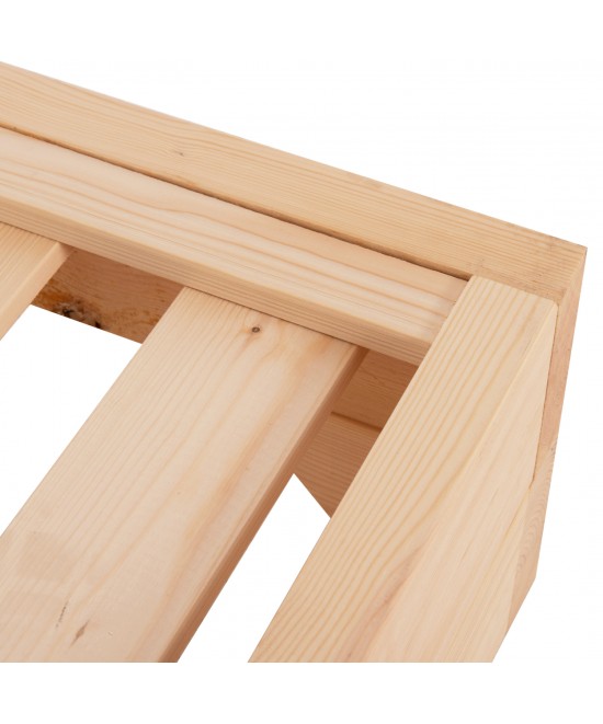 ΞΑΠΛΩΣΤΡΑ ΒΑΡ.ΤΥΠΟΥ ΚΟΡΙΝΟΣ HM10779.04 ΞΥΛΟ ΠΕΥΚΟΥ ΦΥΣΙΚΟ-ΕΜΠΟΤΙΣΜΟΣ 79x204x77Υεκ