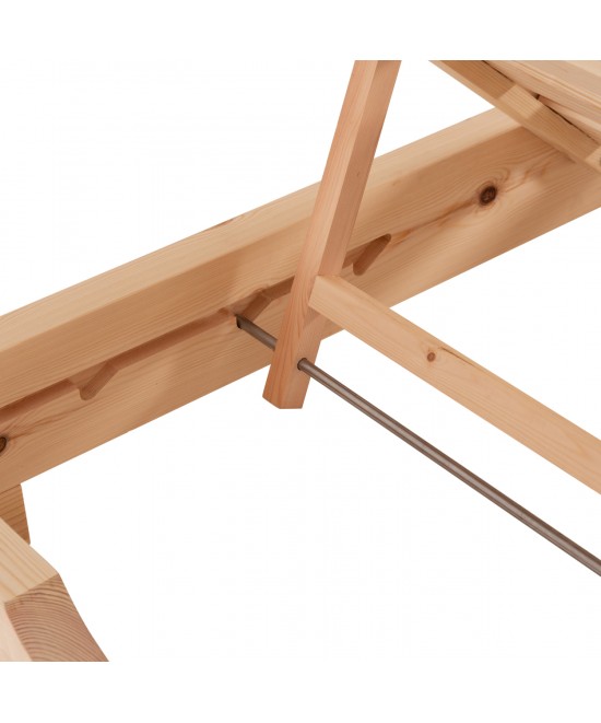 ΞΑΠΛΩΣΤΡΑ ΒΑΡ.ΤΥΠΟΥ ΚΟΡΙΝΟΣ HM10779.04 ΞΥΛΟ ΠΕΥΚΟΥ ΦΥΣΙΚΟ-ΕΜΠΟΤΙΣΜΟΣ 79x204x77Υεκ