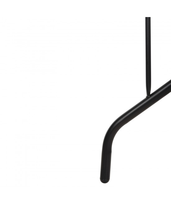 ΣΕΤ ΤΡΑΠΕΖΑΡΙΑΣ 5ΤΜΧ ADAM HM10727.03 ΚΑΡΕΚΛΕΣ ΜΕΤΑΛΛΙΚΕΣ & ΤΡΑΠΕΖΙ 110x60εκ ΜΑΥΡΟ