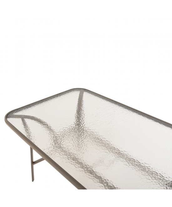 ΣΕΤ ΤΡΑΠΕΖΑΡΙΑΣ 5ΤΜΧ ADAM HM10727.04 ΚΑΡΕΚΛΕΣ ΜΕΤΑΛΛΙΚΕΣ & ΤΡΑΠΕΖΙ 110x60εκ ΣΑΜΠΑΝΙ