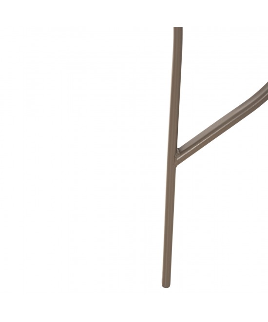 ΣΕΤ ΤΡΑΠΕΖΑΡΙΑΣ 5ΤΜΧ ADAM HM10727.04 ΚΑΡΕΚΛΕΣ ΜΕΤΑΛΛΙΚΕΣ & ΤΡΑΠΕΖΙ 110x60εκ ΣΑΜΠΑΝΙ