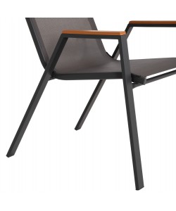 ΣΕΤ ΤΡΑΠΕΖΑΡΙΑΣ 5ΤΜΧ BRUNO HM10729.01 ΚΑΡΕΚΛΕΣ ΜΕΤΑΛΛΙΚΕΣ & ΤΡΑΠΕΖΙ 140x80εκ ΓΚΡΙ