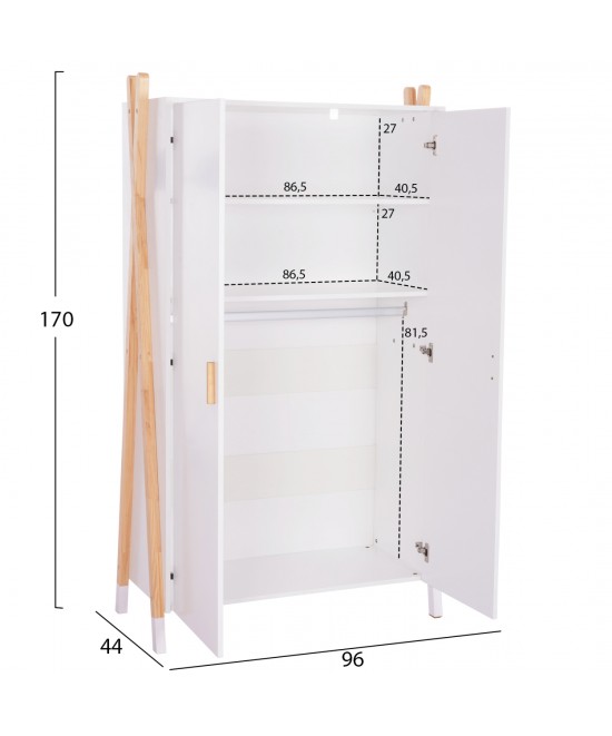 ΣΕΤ ΠΑΙΔΙΚΟΥ ΔΩΜΑΤΙΟΥ 6TMX PASCHAL HM21337 ΞΥΛΟ ΠΕΥΚΟΥ--ΜΕΛΑΜΙΝΗ-ΛΕΥΚΟ