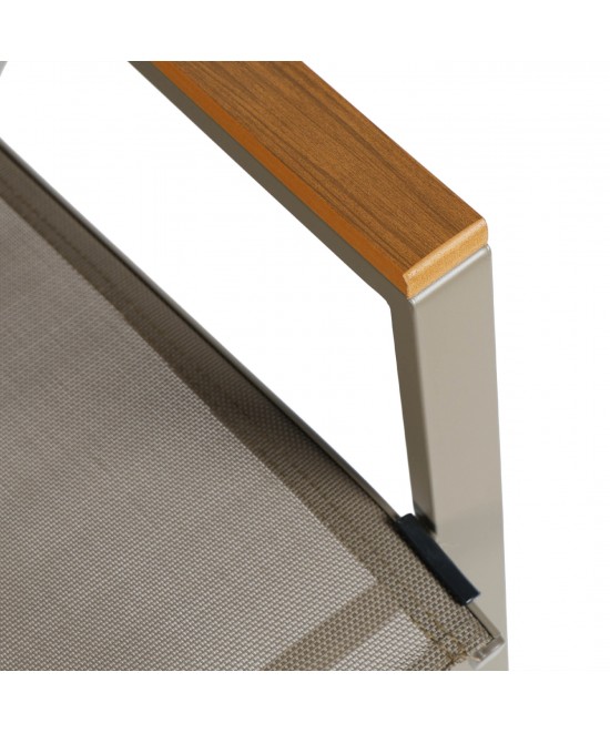 ΠΟΛΥΘΡΟΝΑ ΕΞ.ΧΩΡΟΥ LEONE HM6429.04 ΜΕΤΑΛΛΙΚΗ ΣΑΜΠΑΝΙ--TEXTILENE ΣΑΜΠΑΝΙ 54x74x91Υεκ