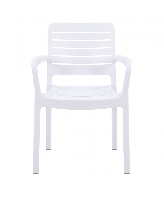 ΠΟΛΥΘΡΟΝΑ ΕΞΩΤ.ΧΩΡΟΥ FLAN HM6369.01 ΛΕΥΚΟ ΠΟΛΥΠΡΟΠΥΛΕΝΙΟ 57x56x82.5Yεκ.