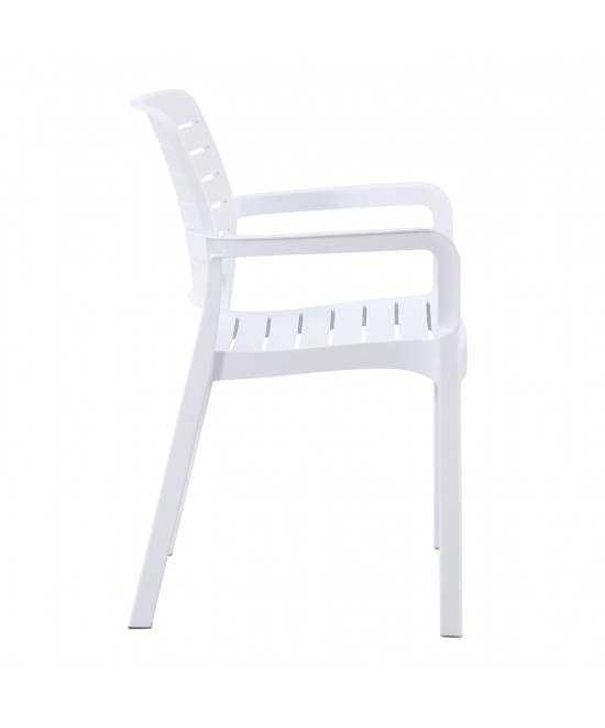 ΠΟΛΥΘΡΟΝΑ ΕΞΩΤ.ΧΩΡΟΥ FLAN HM6369.01 ΛΕΥΚΟ ΠΟΛΥΠΡΟΠΥΛΕΝΙΟ 57x56x82.5Yεκ.