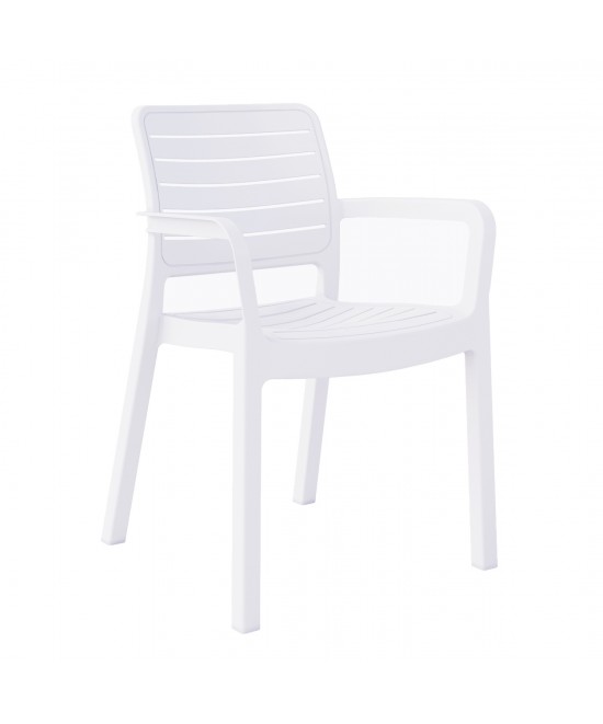 ΠΟΛΥΘΡΟΝΑ ΕΞΩΤ.ΧΩΡΟΥ FLAN HM6369.01 ΛΕΥΚΟ ΠΟΛΥΠΡΟΠΥΛΕΝΙΟ 57x56x82.5Yεκ.