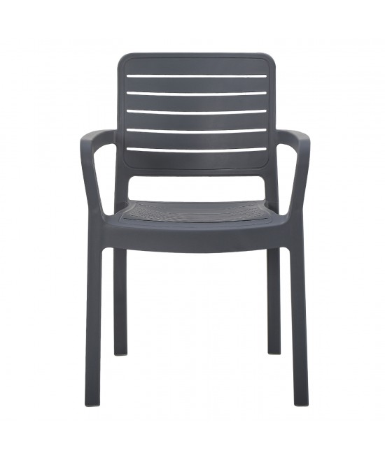 ΠΟΛΥΘΡΟΝΑ ΕΞΩΤ.ΧΩΡΟΥ FLAN HM6369.10 ΓΚΡΙ ΠΟΛΥΠΡΟΠΥΛΕΝΙΟ 57x56x82.5Yεκ.