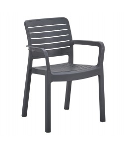 ΠΟΛΥΘΡΟΝΑ ΕΞΩΤ.ΧΩΡΟΥ FLAN HM6369.10 ΓΚΡΙ ΠΟΛΥΠΡΟΠΥΛΕΝΙΟ 57x56x82.5Yεκ.