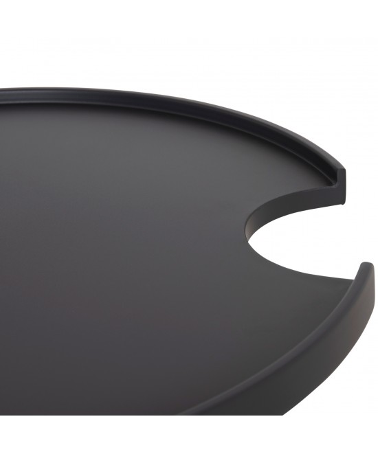 ΤΡΑΠΕΖΙ ΜΕΣΗΣ ΣΤΡΟΓΓΥΛΟ ΕΞ.ΧΩΡΟΥ TEROC HM6434.01 ΑΛΟΥΜΙΝΙΟ ΓΚΡΙ Φ70x44Υεκ