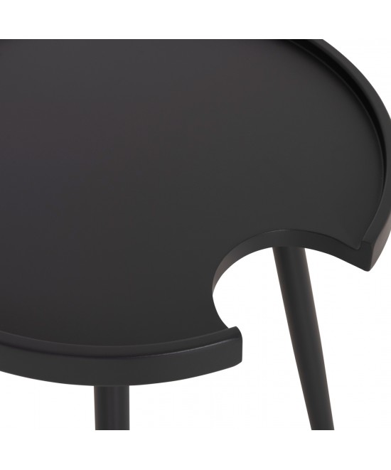 ΤΡΑΠΕΖΙ ΒΟΗΘΗΤΙΚΟ ΣΤΡΟΓΓΥΛΟ ΕΞ.ΧΩΡΟΥ TEROC HM6433.01 ΑΛΟΥΜΙΝΙΟ ΓΚΡΙ Φ47x53Υεκ