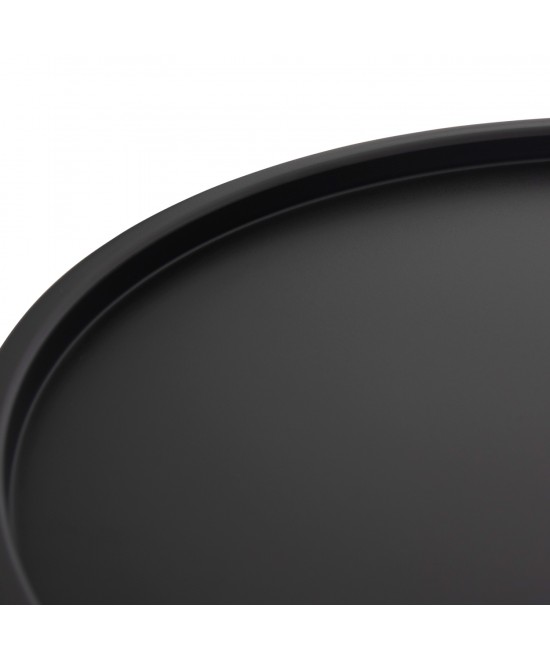 ΤΡΑΠΕΖΙ ΒΟΗΘΗΤΙΚΟ ΣΤΡΟΓΓΥΛΟ ΕΞ.ΧΩΡΟΥ TEROC HM6433.01 ΑΛΟΥΜΙΝΙΟ ΓΚΡΙ Φ47x53Υεκ