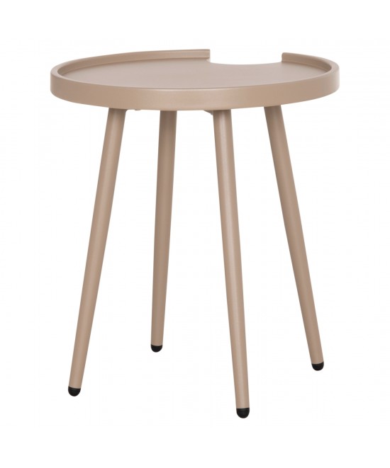 ΤΡΑΠΕΖΙ ΒΟΗΘΗΤΙΚΟ ΣΤΡΟΓΓΥΛΟ ΕΞ.ΧΩΡΟΥ TEROC HM6433.03 ΑΛΟΥΜΙΝΙΟ ΚΑΠΟΥΤΣΙΝΟ Φ47x53Υεκ