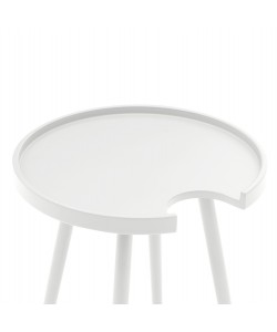 ΤΡΑΠΕΖΙ ΒΟΗΘΗΤΙΚΟ ΣΤΡΟΓΓΥΛΟ ΕΞ.ΧΩΡΟΥ TEROC HM6433.02 ΑΛΟΥΜΙΝΙΟ ΛΕΥΚΟ Φ47x53Υεκ