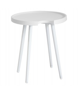 ΤΡΑΠΕΖΙ ΒΟΗΘΗΤΙΚΟ ΣΤΡΟΓΓΥΛΟ ΕΞ.ΧΩΡΟΥ TEROC HM6433.02 ΑΛΟΥΜΙΝΙΟ ΛΕΥΚΟ Φ47x53Υεκ