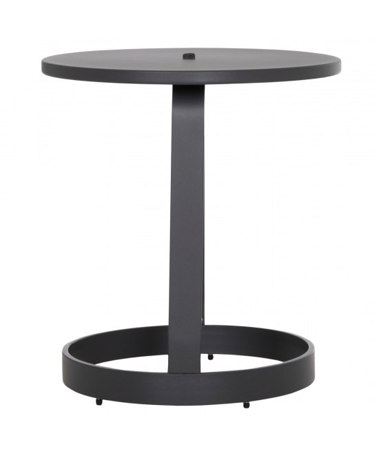 ΤΡΑΠΕΖΙ ΒΟΗΘΗΤΙΚΟ ΕΞ.ΧΩΡΟΥ MINO HM6432.01 ΑΛΟΥΜΙΝΙΟ & ΣΧΟΙΝΙ ΓΚΡΙ Φ47x53Υεκ