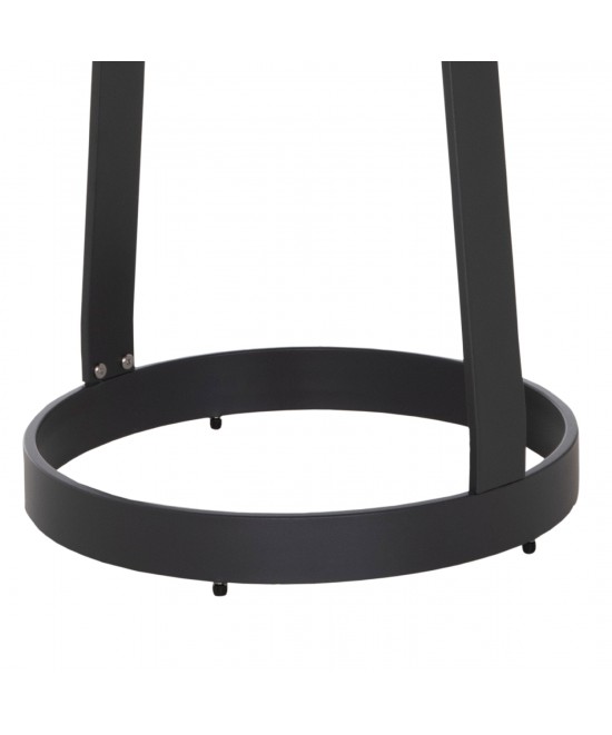 ΤΡΑΠΕΖΙ ΒΟΗΘΗΤΙΚΟ ΕΞ.ΧΩΡΟΥ MINO HM6432.01 ΑΛΟΥΜΙΝΙΟ & ΣΧΟΙΝΙ ΓΚΡΙ Φ47x53Υεκ