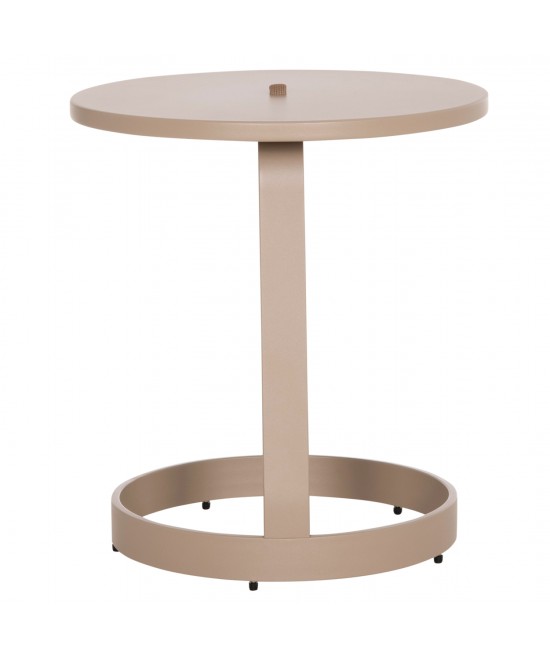 ΤΡΑΠΕΖΙ ΒΟΗΘΗΤΙΚΟ ΕΞ.ΧΩΡΟΥ MINO HM6432.03 ΑΛΟΥΜΙΝΙΟ & ΣΧΟΙΝΙ ΚΑΠΟΥΤΣΙΝΟ Φ47x53Υεκ