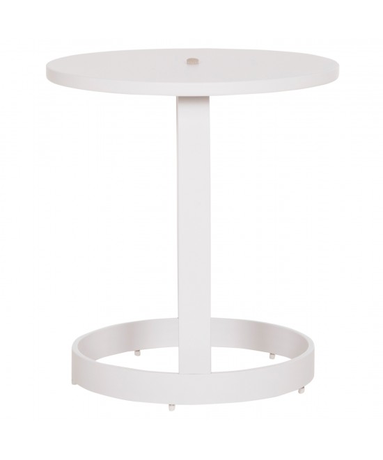 ΤΡΑΠΕΖΙ ΒΟΗΘΗΤΙΚΟ ΕΞ.ΧΩΡΟΥ MINO HM6432.02 ΑΛΟΥΜΙΝΙΟ ΛΕΥΚΟ & ΣΧΟΙΝΙ ΜΠΕΖ Φ47x53Υεκ