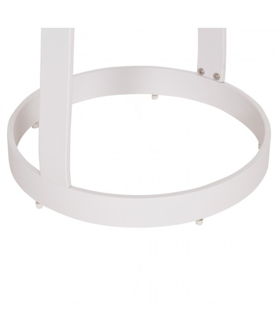 ΤΡΑΠΕΖΙ ΒΟΗΘΗΤΙΚΟ ΕΞ.ΧΩΡΟΥ MINO HM6432.02 ΑΛΟΥΜΙΝΙΟ ΛΕΥΚΟ & ΣΧΟΙΝΙ ΜΠΕΖ Φ47x53Υεκ