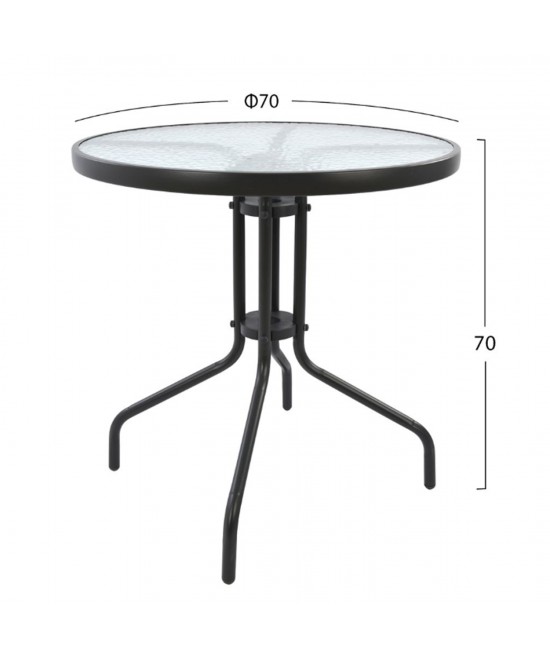 ΣΕΤ ΕΞΩΤ. ΧΩΡΟΥ 3ΤΜΧ HM10711.01 ΓΚΡΙ ΜΕΤΑΛΛΟ-ΓΥΑΛΙ ΑΣΦΑΛΕΙΑΣ-ΓΚΡΙ TEXTILENE